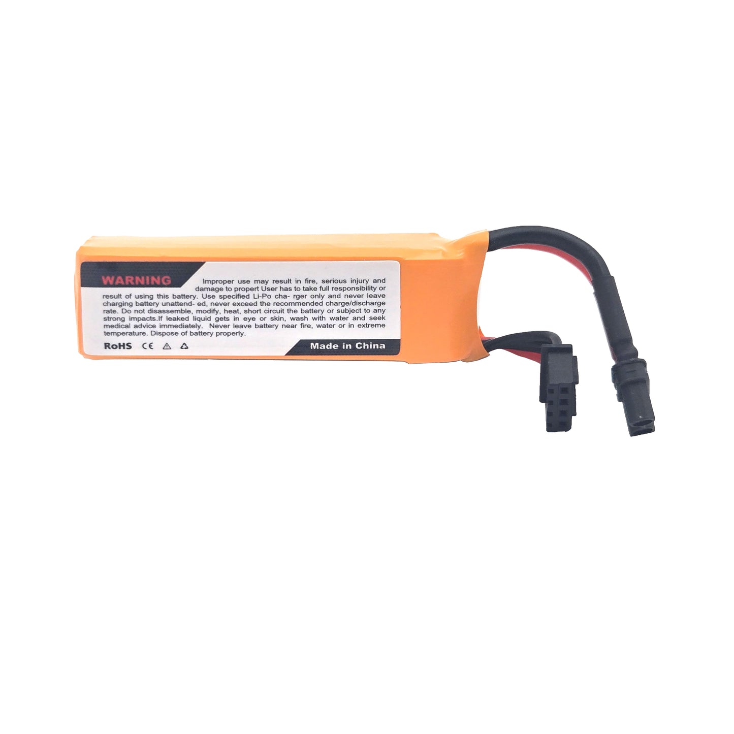 CNHL MiniStar 450mAh LiPo Battery – Top Warning Label 