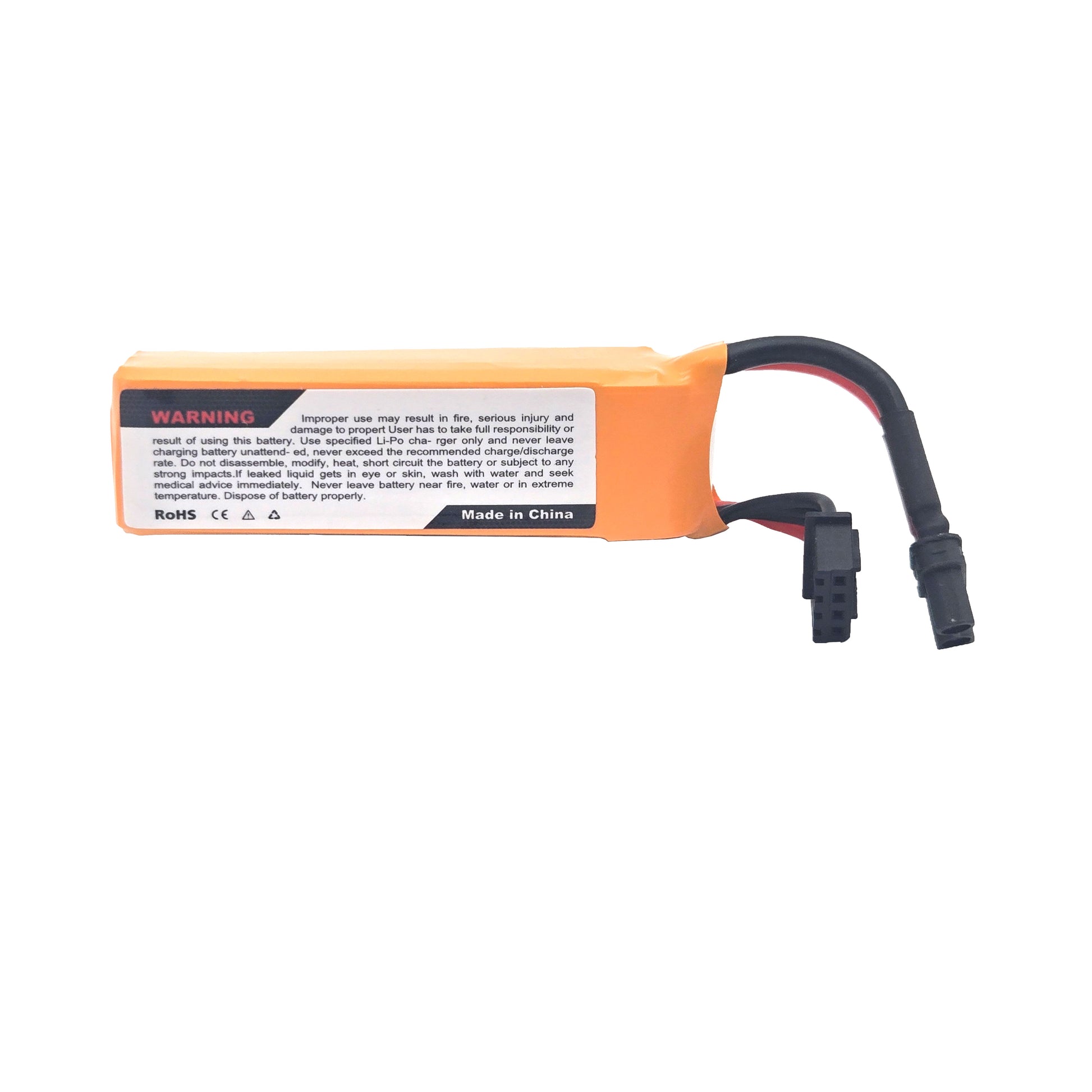 CNHL MiniStar 450mAh LiPo Battery – Top Warning Label 