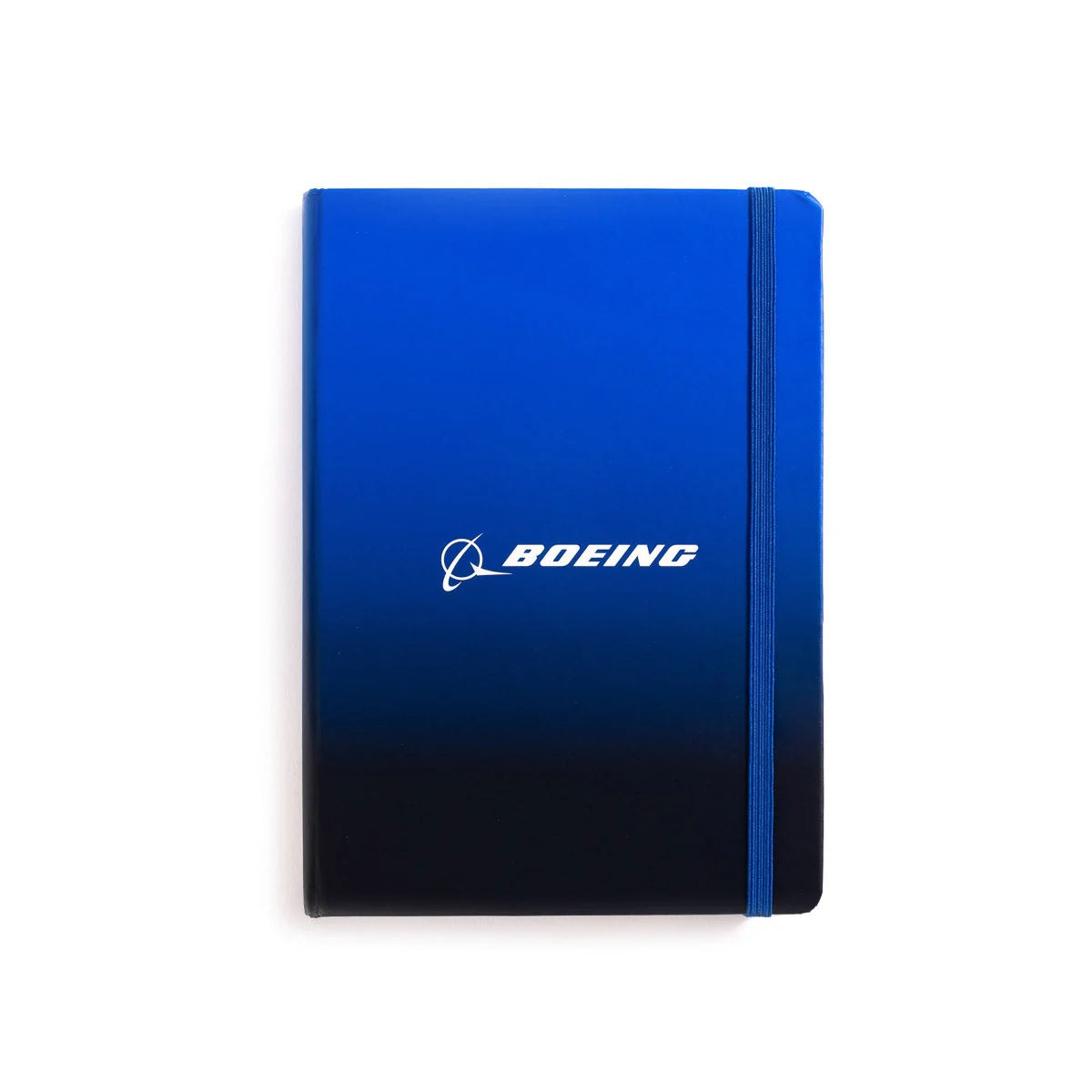 Boeing branded notebook front cover with blue gradient design