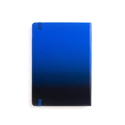 Back view of Boeing Basic Notebook with elastic band and smooth cover