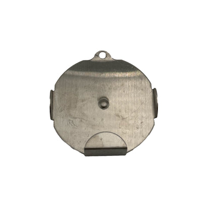 Callington Stainless Steel Holder for Fresh + Clean Deodorant Disc – Aircraft Mount, Front
