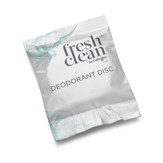 Callington Fresh + Clean Deodorant Disc – individually wrapped long-lasting air freshener for aircraft and transport lavatories