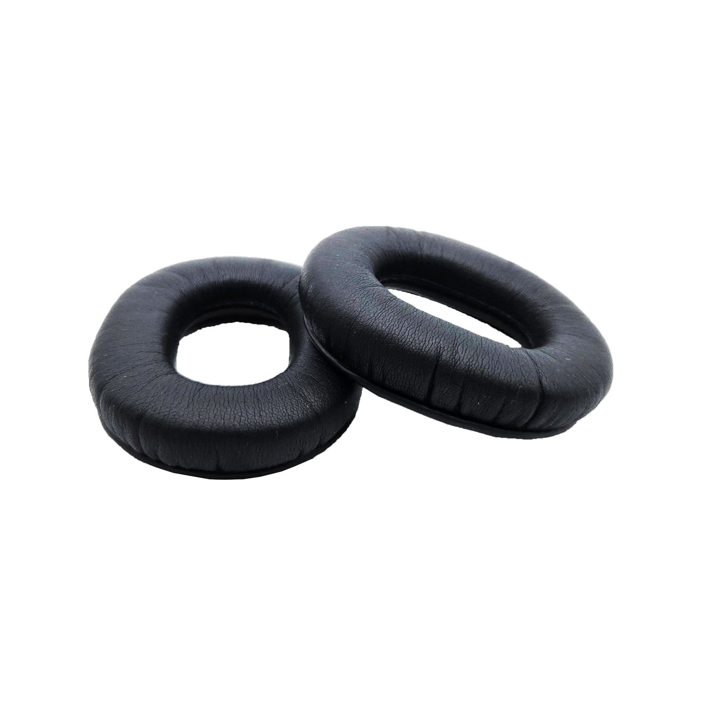 Telex Leather Ear Cushions for ANR 500 – Angled View of Unboxed Cushions