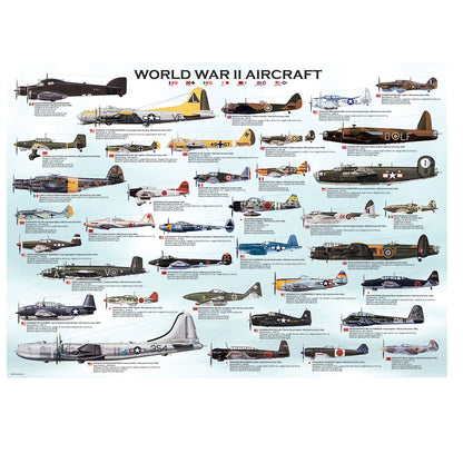 EuroGraphics World War II Aircraft 1000-Piece Puzzle