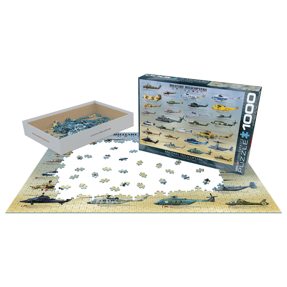 EuroGraphics Military Helicopters 1000-Piece Puzzle