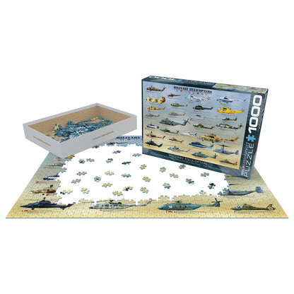 EuroGraphics Military Helicopters 1000-Piece Puzzle