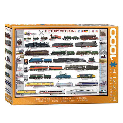EuroGraphics History of Trains 1000-Piece Puzzle