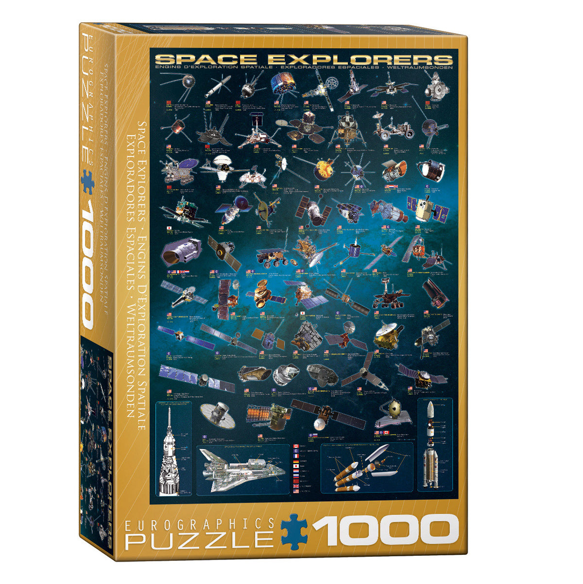 EuroGraphics Space Explorers 1000-Piece Jigsaw Puzzle