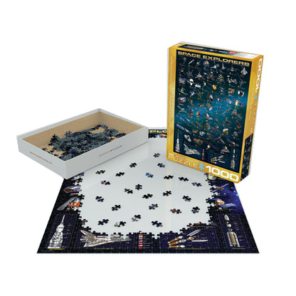 EuroGraphics Space Explorers 1000-Piece Jigsaw Puzzle