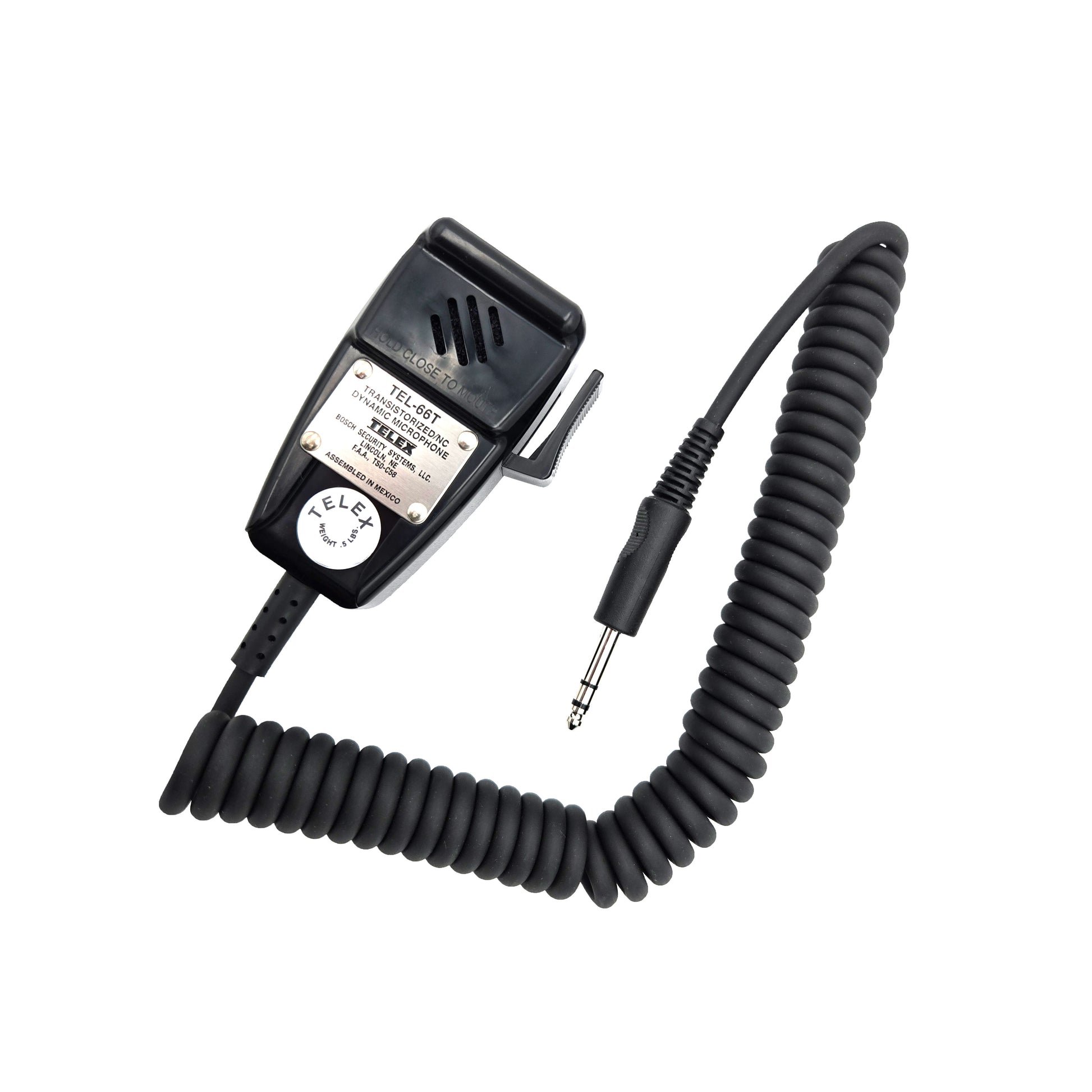 Telex 66T Handheld Microphone – Detailed View of Microphone