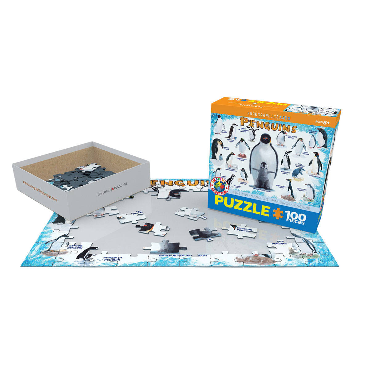 EuroGraphics Penguins 100-Piece Jigsaw Puzzle