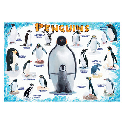 EuroGraphics Penguins 100-Piece Jigsaw Puzzle