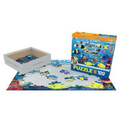 EuroGraphics Tropical Fish 100-Piece Jigsaw Puzzle