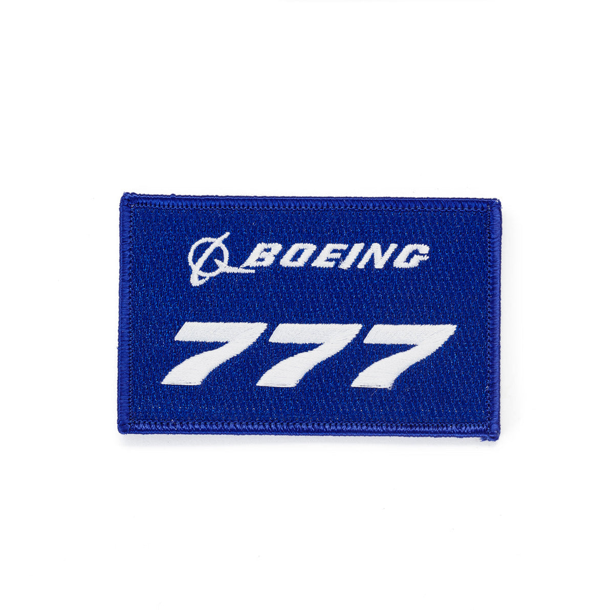 Boeing 777 Stratotype Embroidered Patch - blue and white
