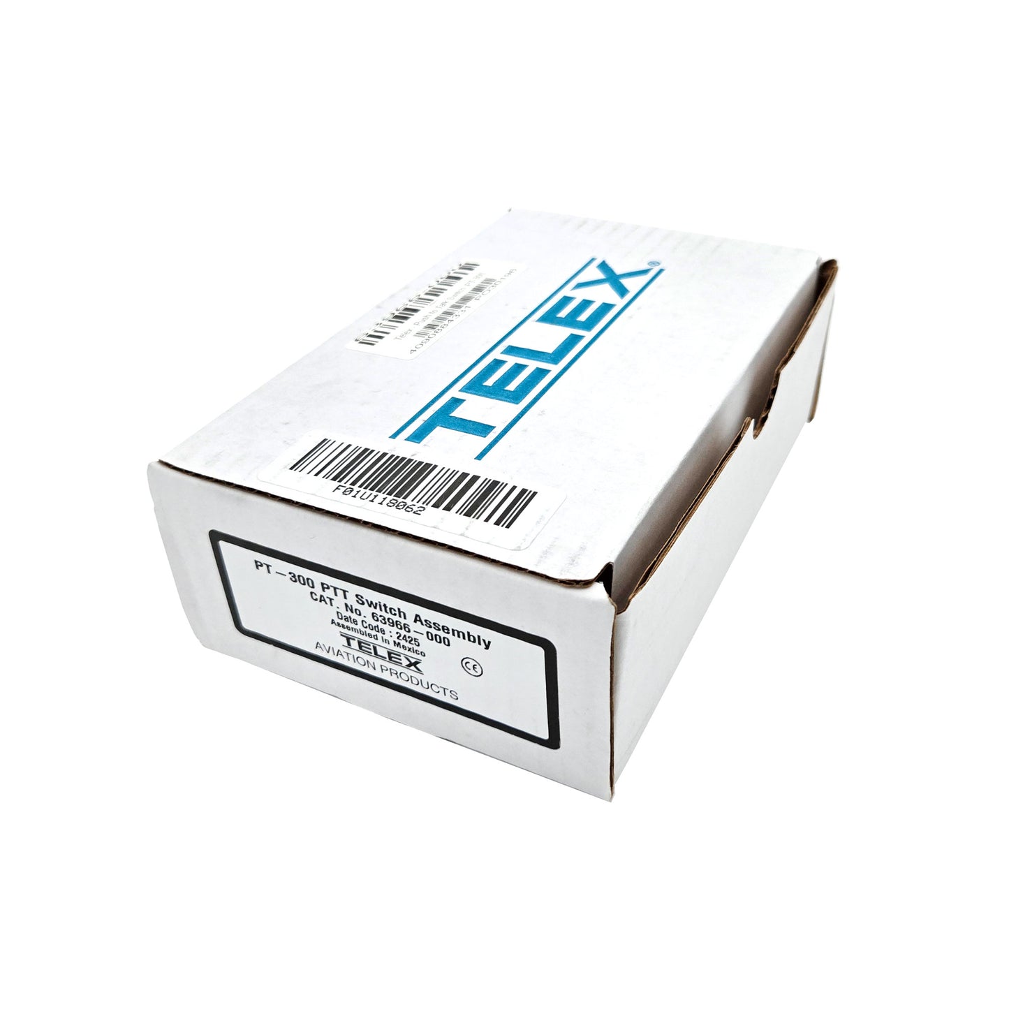 Telex PT-300 Push-to-Talk Switch – Box Angled View