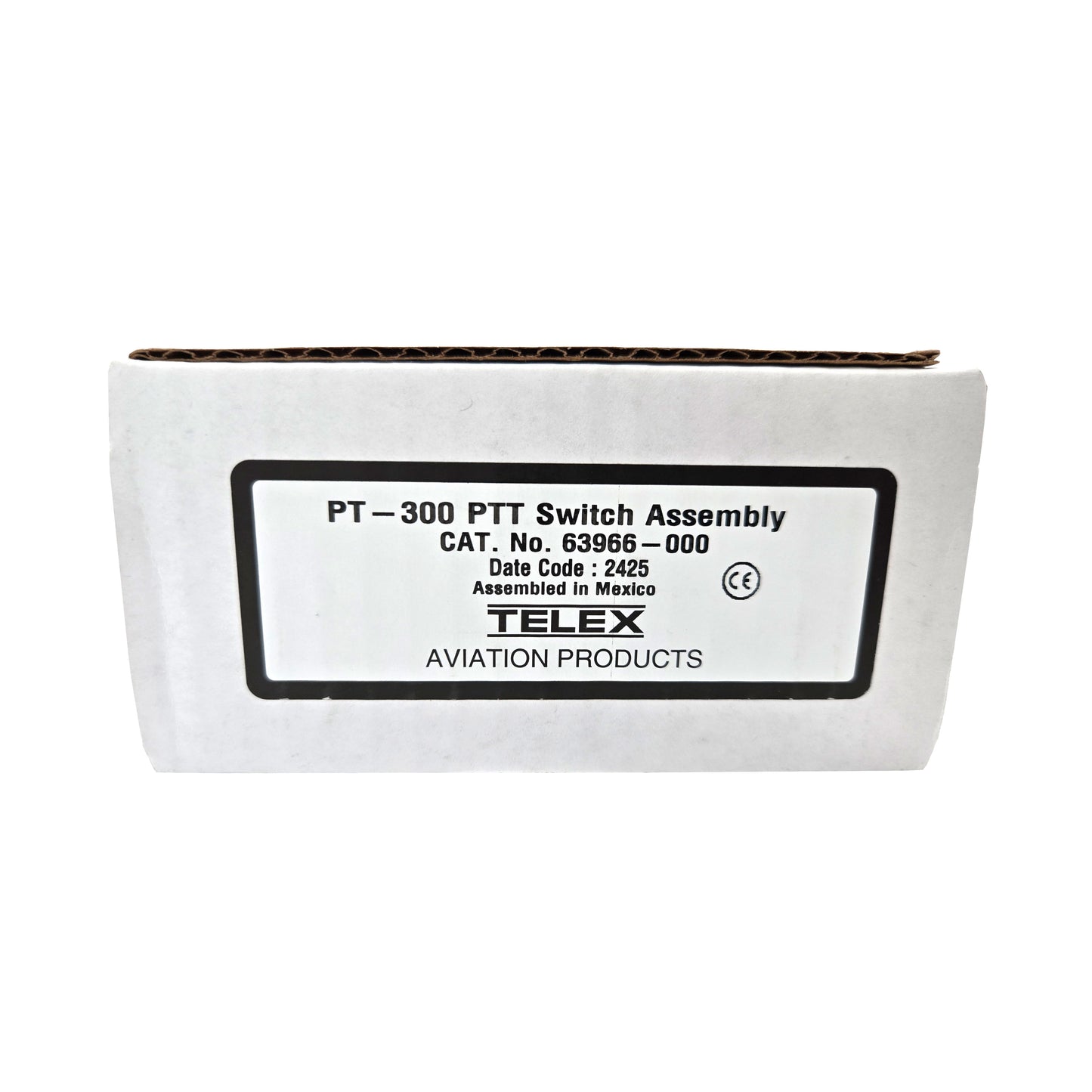 Telex PT-300 Push-to-Talk Switch – Box Label Close-Up
