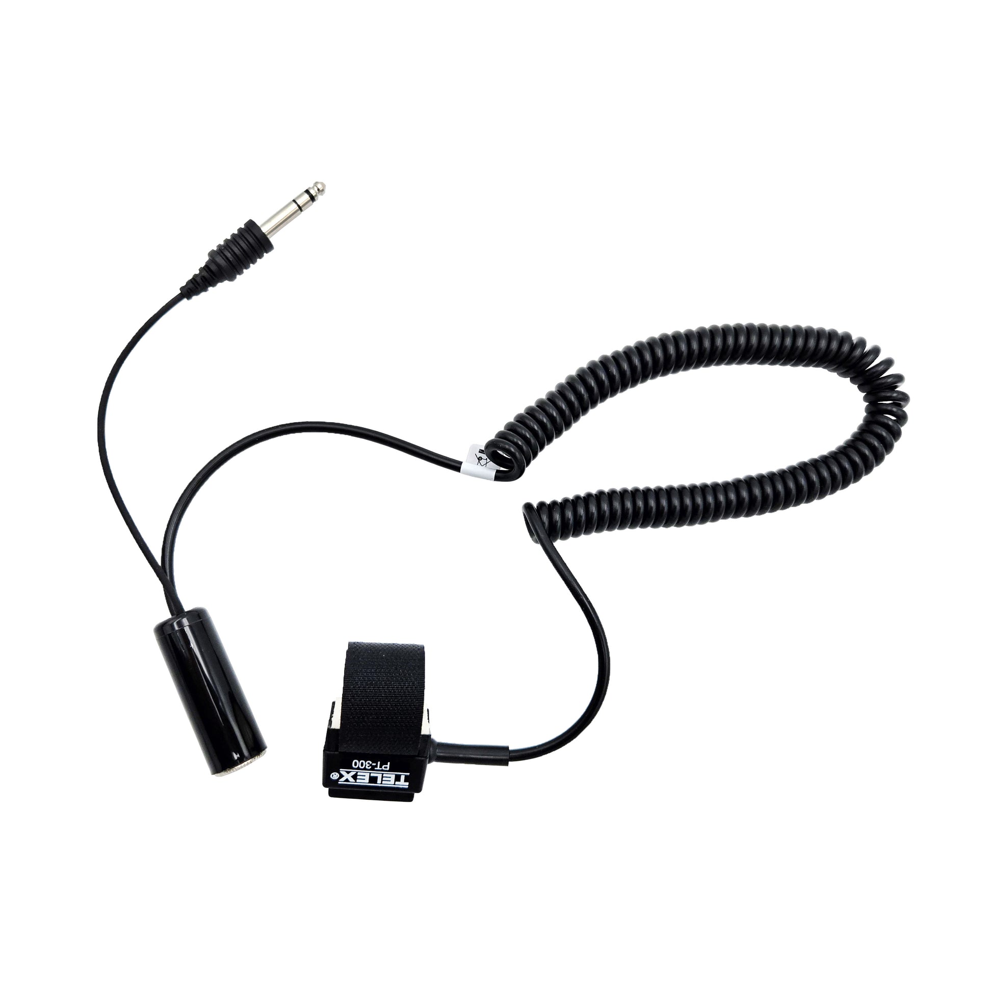 Telex PT-300 Push-to-Talk Switch – Coiled Cord Close-Up