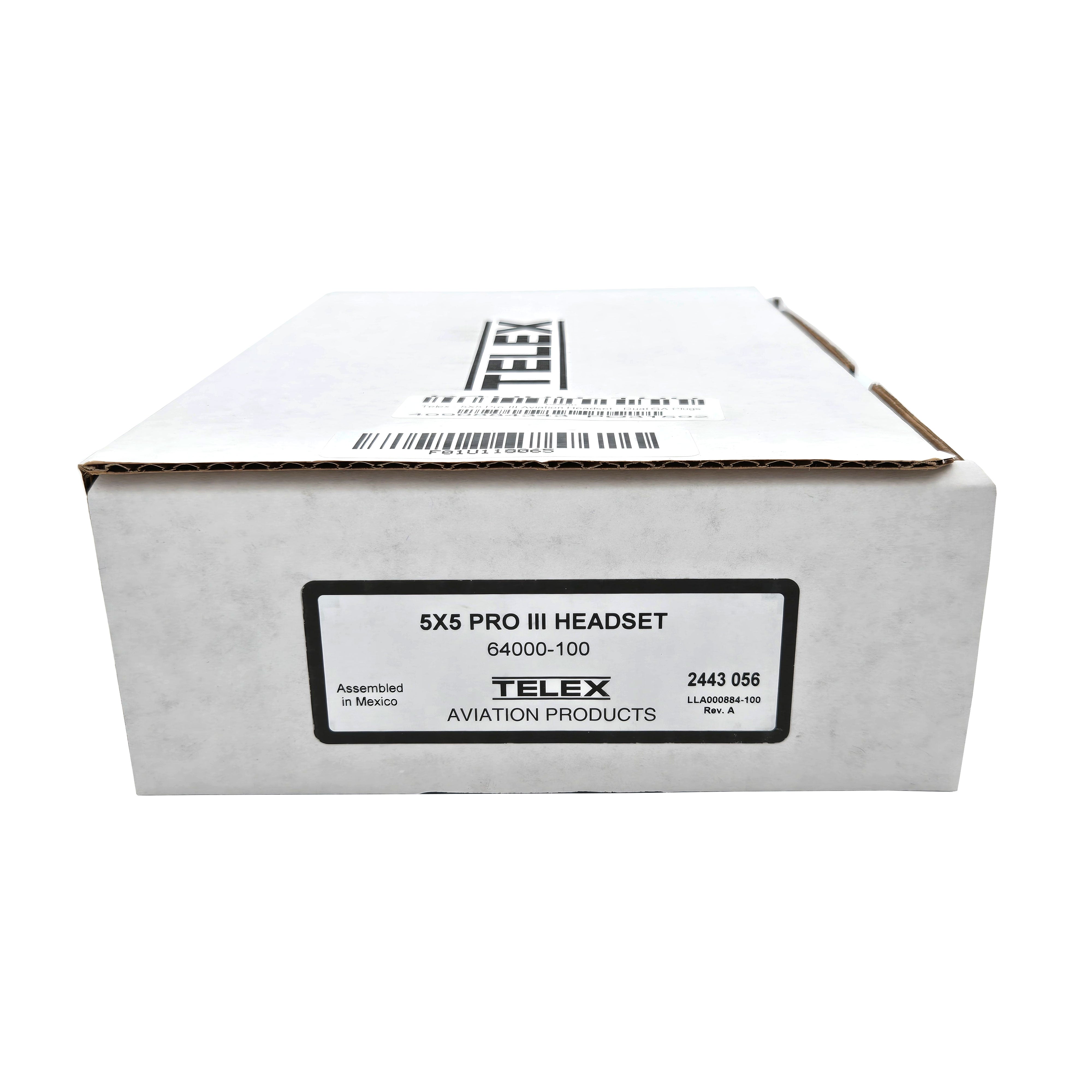 Telex 5X5 Pro III Headset – Ultra-Light Aviation | Dual & PJ Plugs
