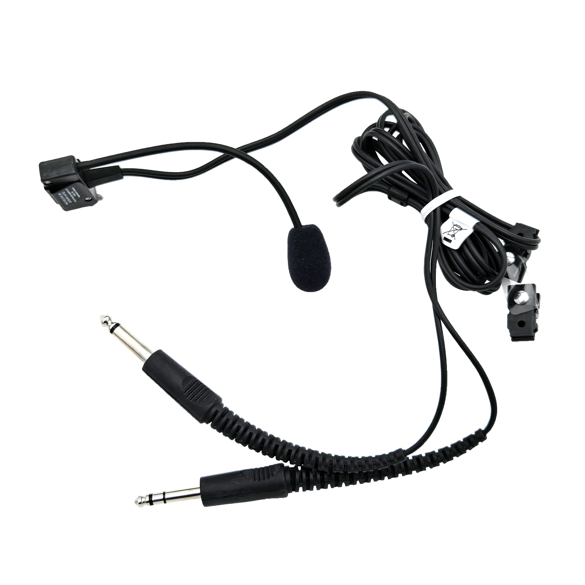 Telex 5X5 Pro-III Aviation Headset – Close-Up of Flexible Microphone Boom
