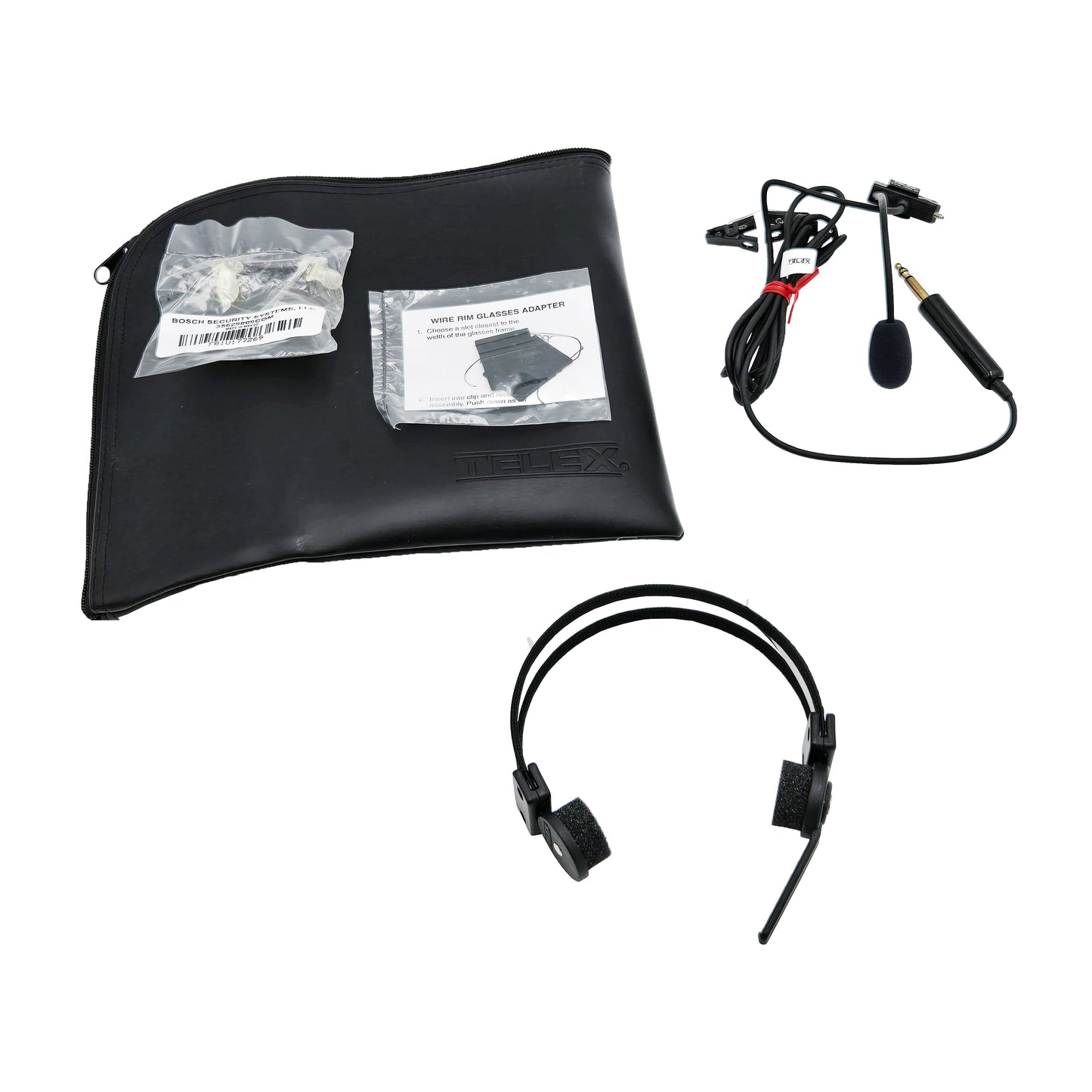 Telex 5X5 Pro-III Aviation Headset – Full Kit Display with Accessories and Headset