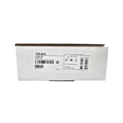 Telex Airman 760 Headphones – Side Panel of Box with Technical Specifications