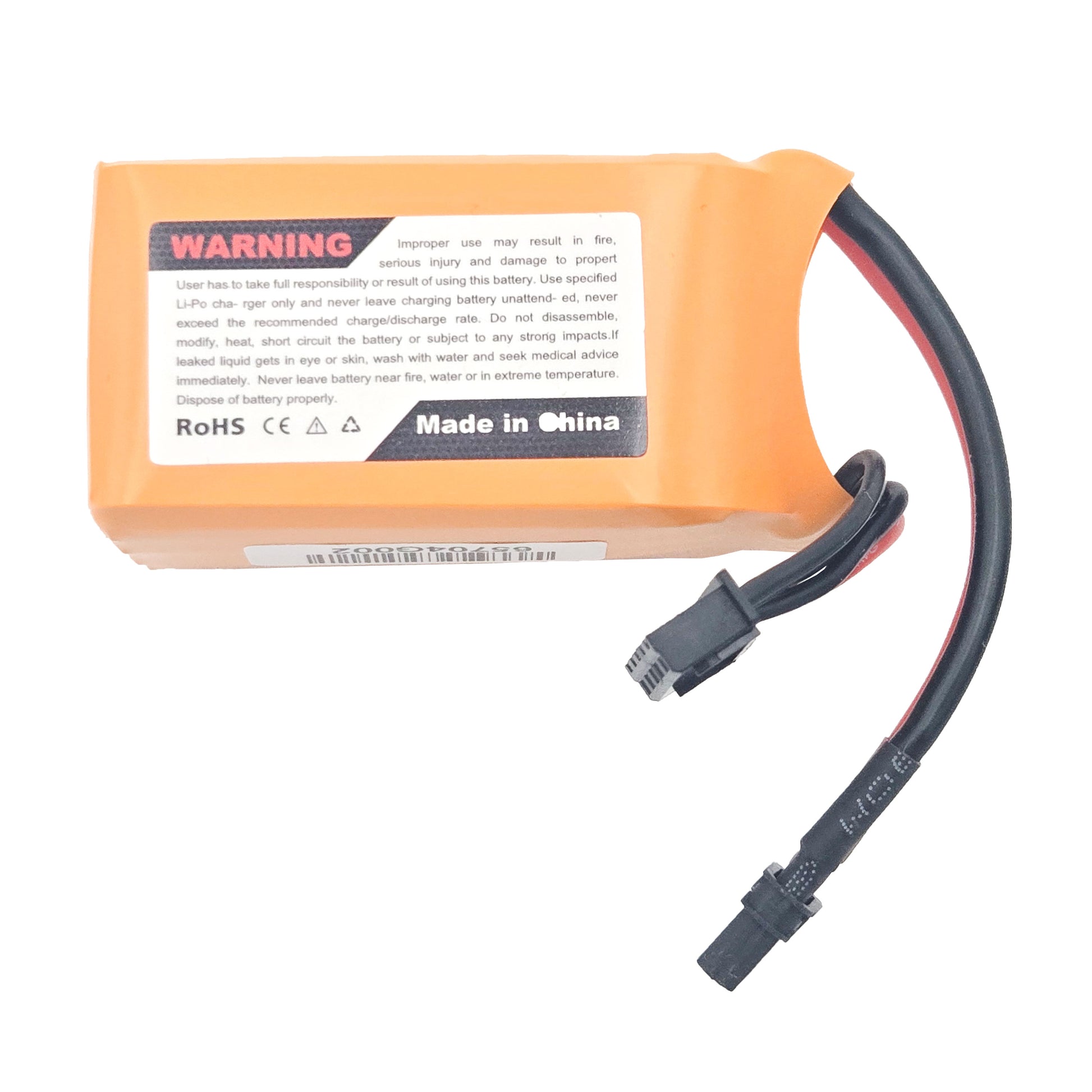 CNHL MiniStar Battery – Top View of Manufacturer Warning Label