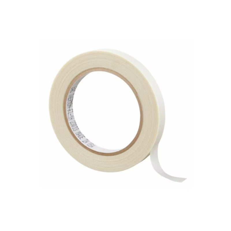 3M Scotch 69 Glass Cloth Electrical Tape White 1/2 Inch x 36 Yard Roll
