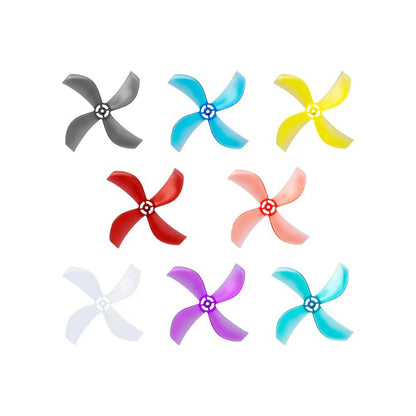 NewBeeDrone - Azi (Quad Blade) Micro Propellers 31mm -0.8mm Shaft (4CCW+4CW)