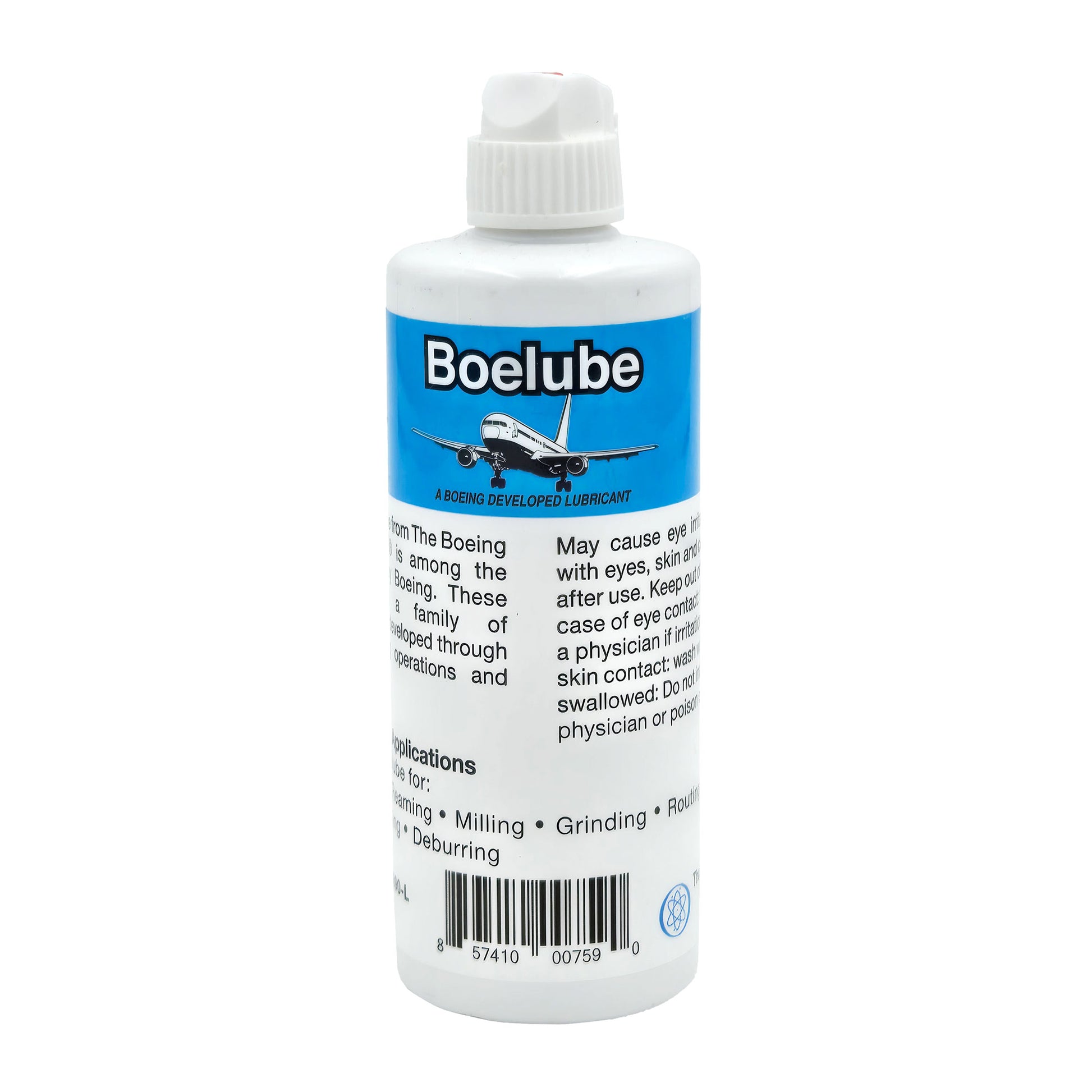 Boelube Machining Liquid 4 oz – Front View Showing Product Label