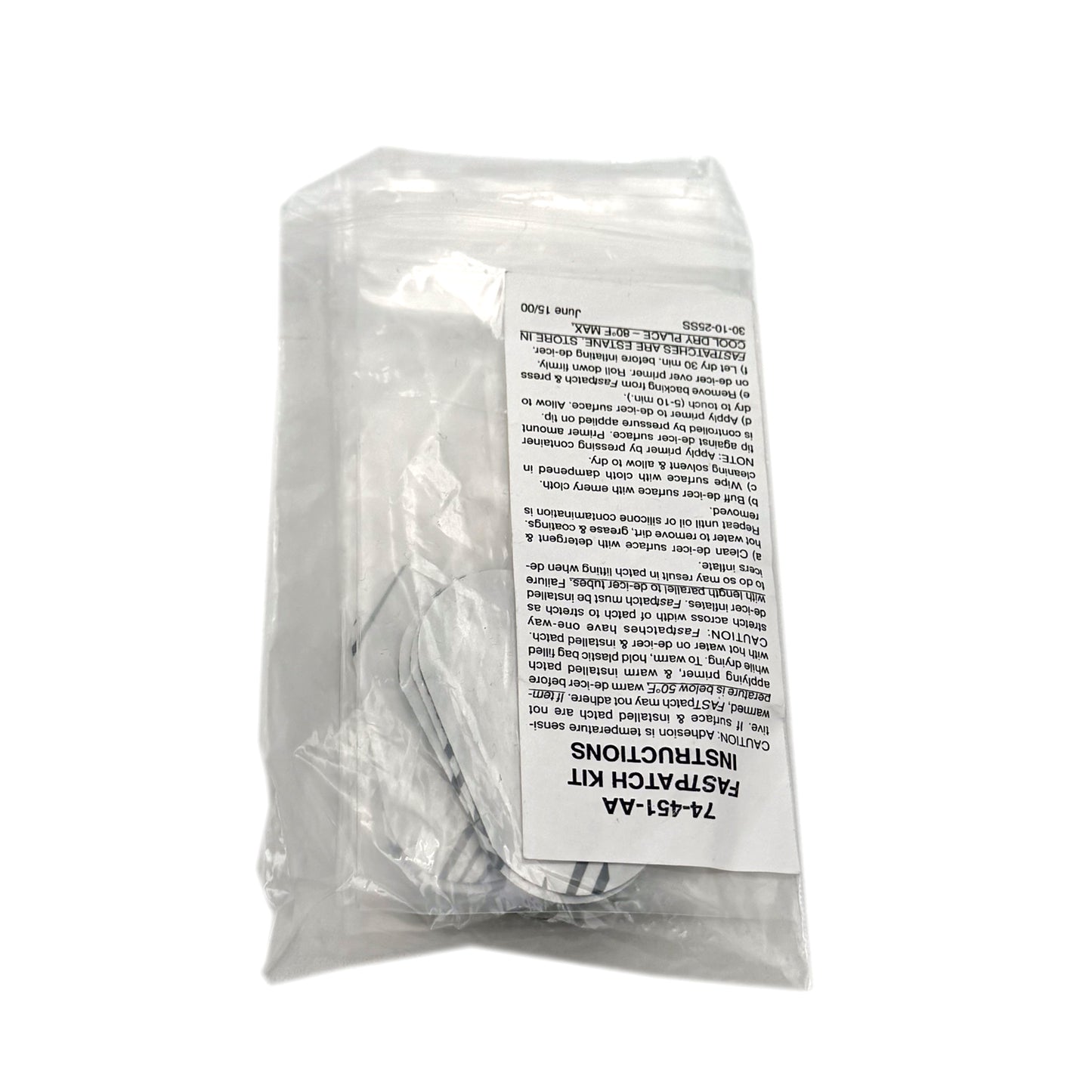 Goodrich Small Oval Fastpatch 30-pack aircraft tire repair patches