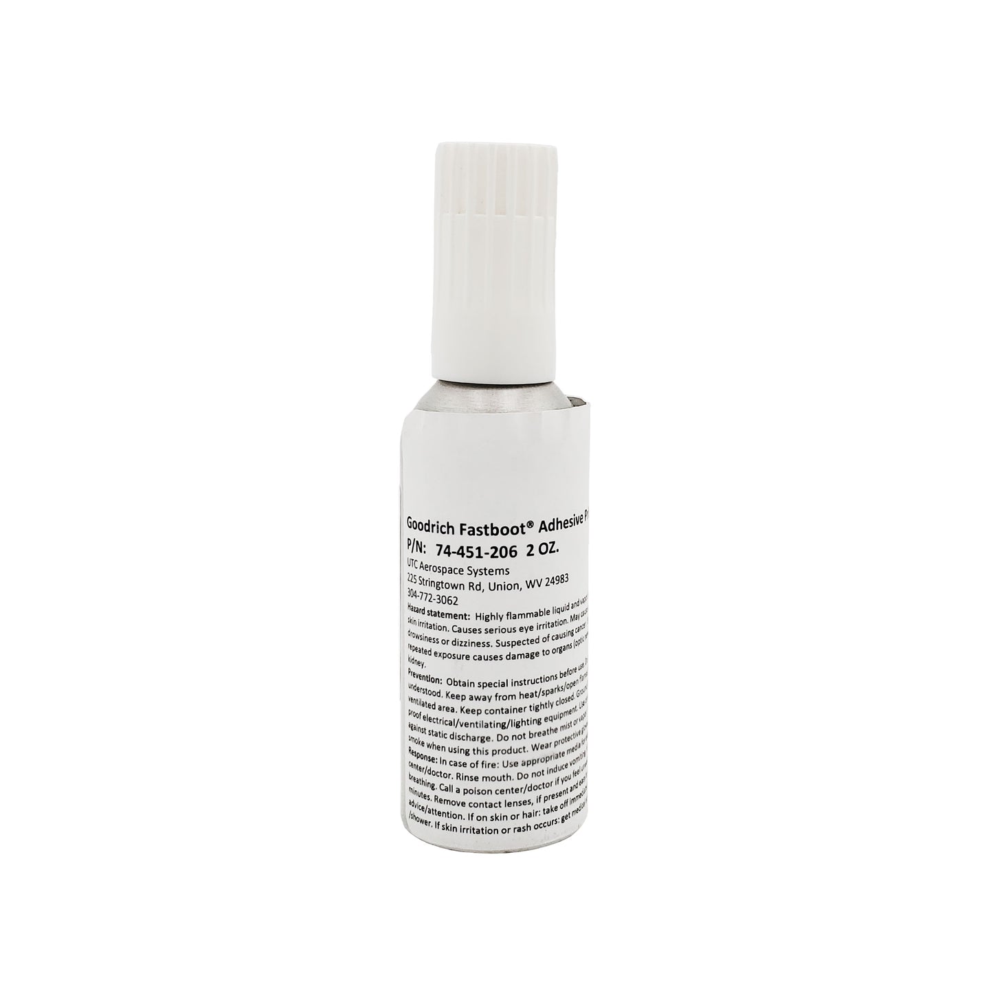 Goodrich FASTboot Primer Spray 2 oz – Left Side View with Label Details