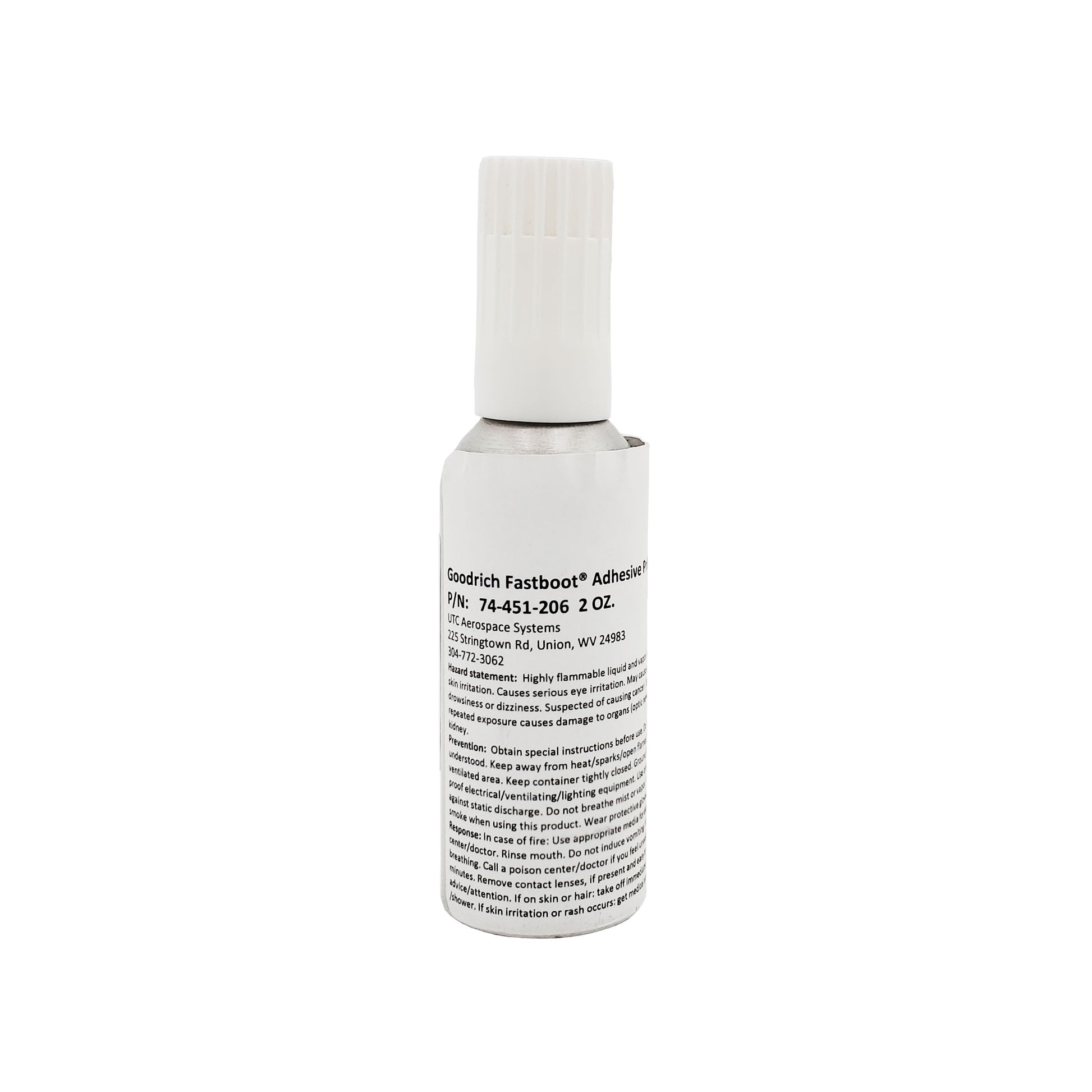Goodrich FASTboot Primer Spray 2 oz – Left Side View with Label Details