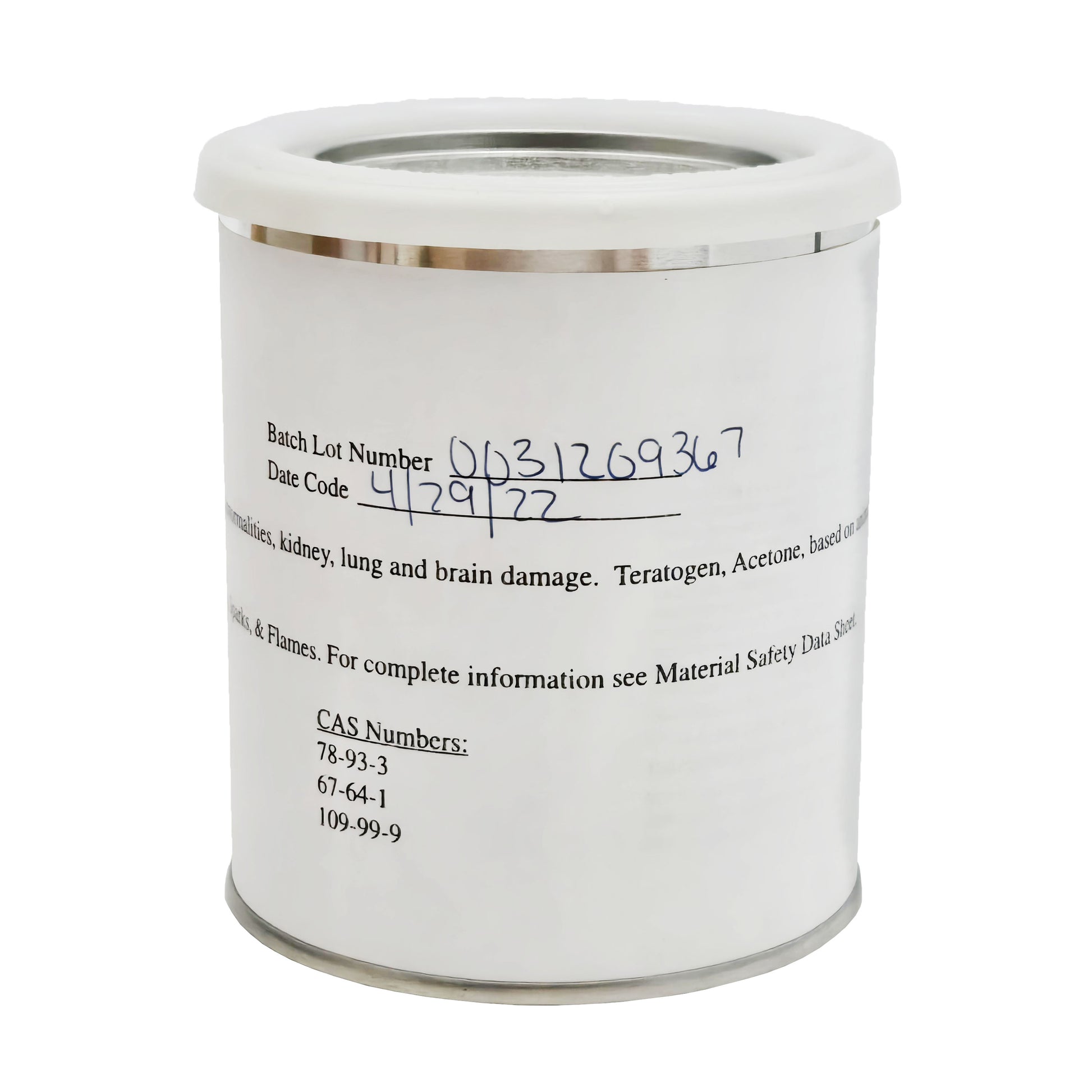 Goodrich LA 5102 Adhesive – Side View Displaying Instructions and Labeling