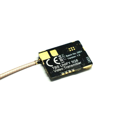 Close-up of TBS UNIFY PRO 5G8 V3 board with connector