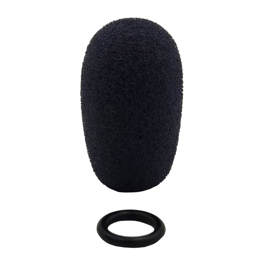 Telex Microphone Windscreen 800456-001 – Vertical View of Foam Mic Cover