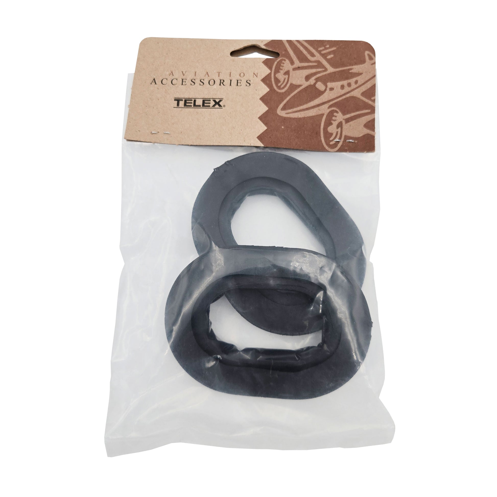 Telex Gel Ear Seals for Echelon Headsets 800456-009 – Back View with Product Information