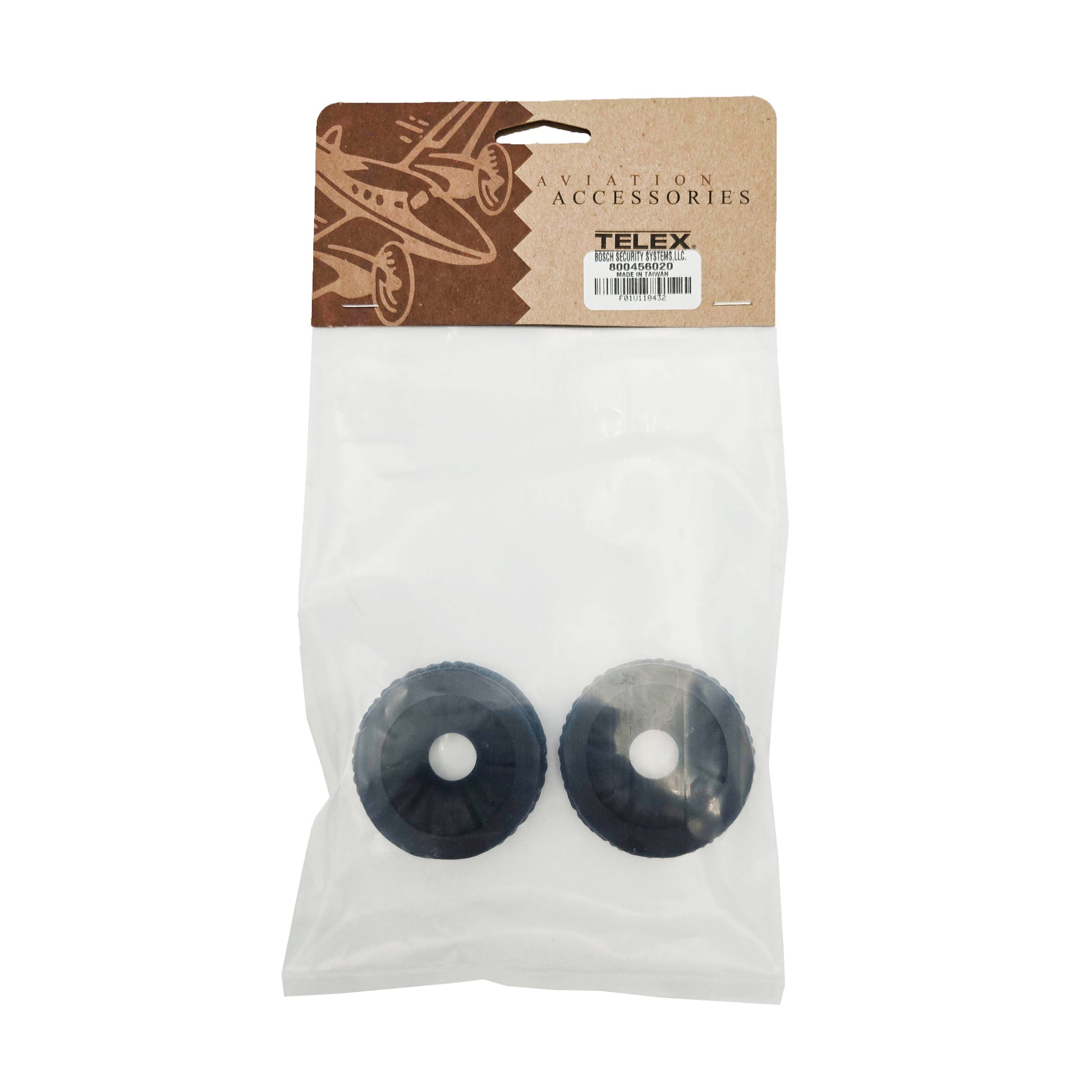 Telex Leather Ear Cushions for Airman 850 – Back Packaging with Product Information