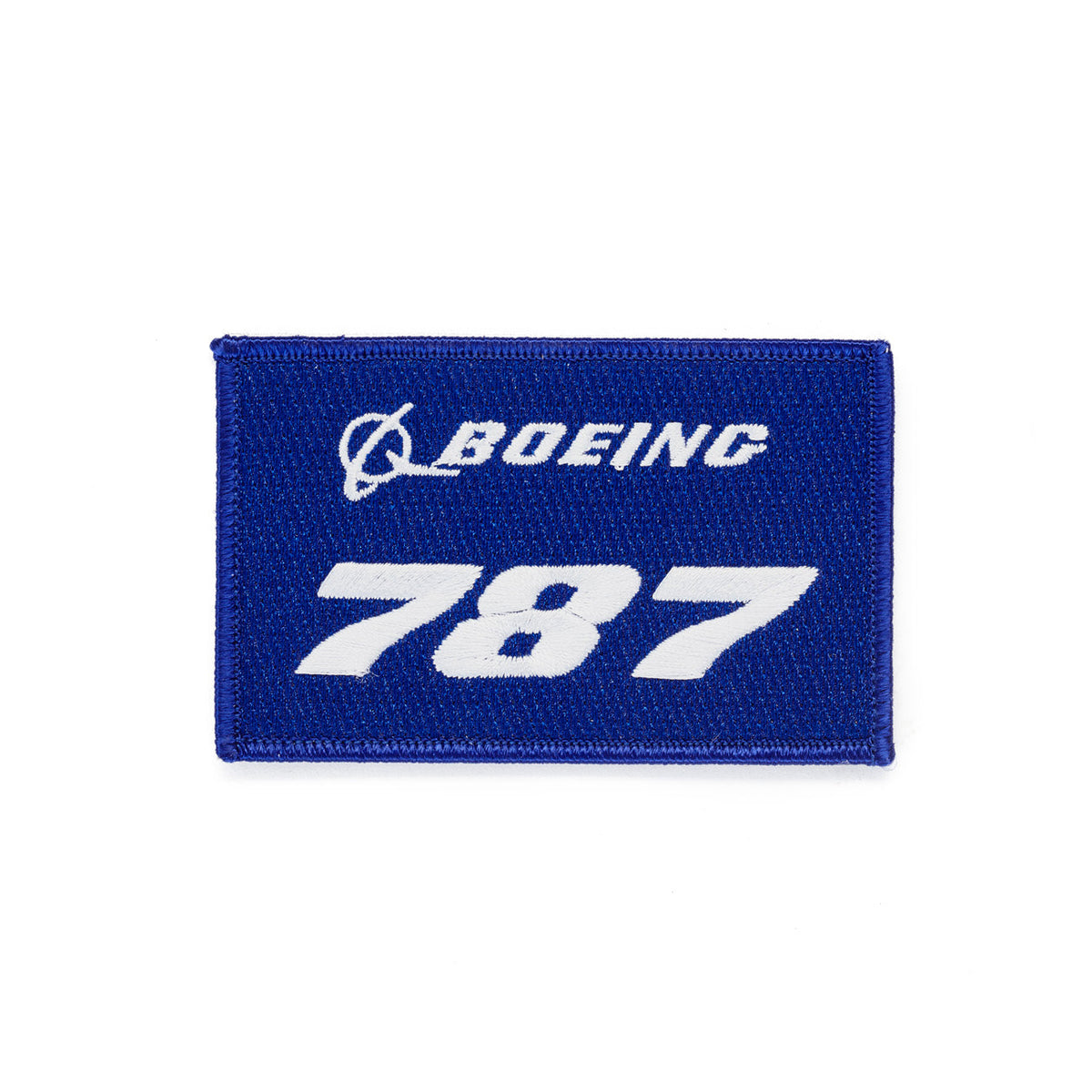 Boeing 787 Dreamliner Stratotype Embroidered Patch - blue and white