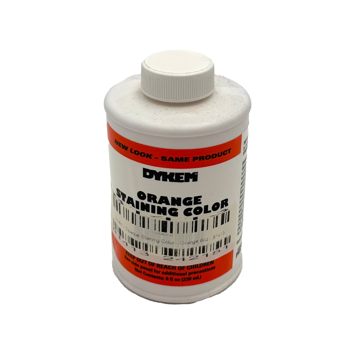 DYKEM Orange Opaque Staining Color – Industrial Part Marking Stain, 8 oz, Front