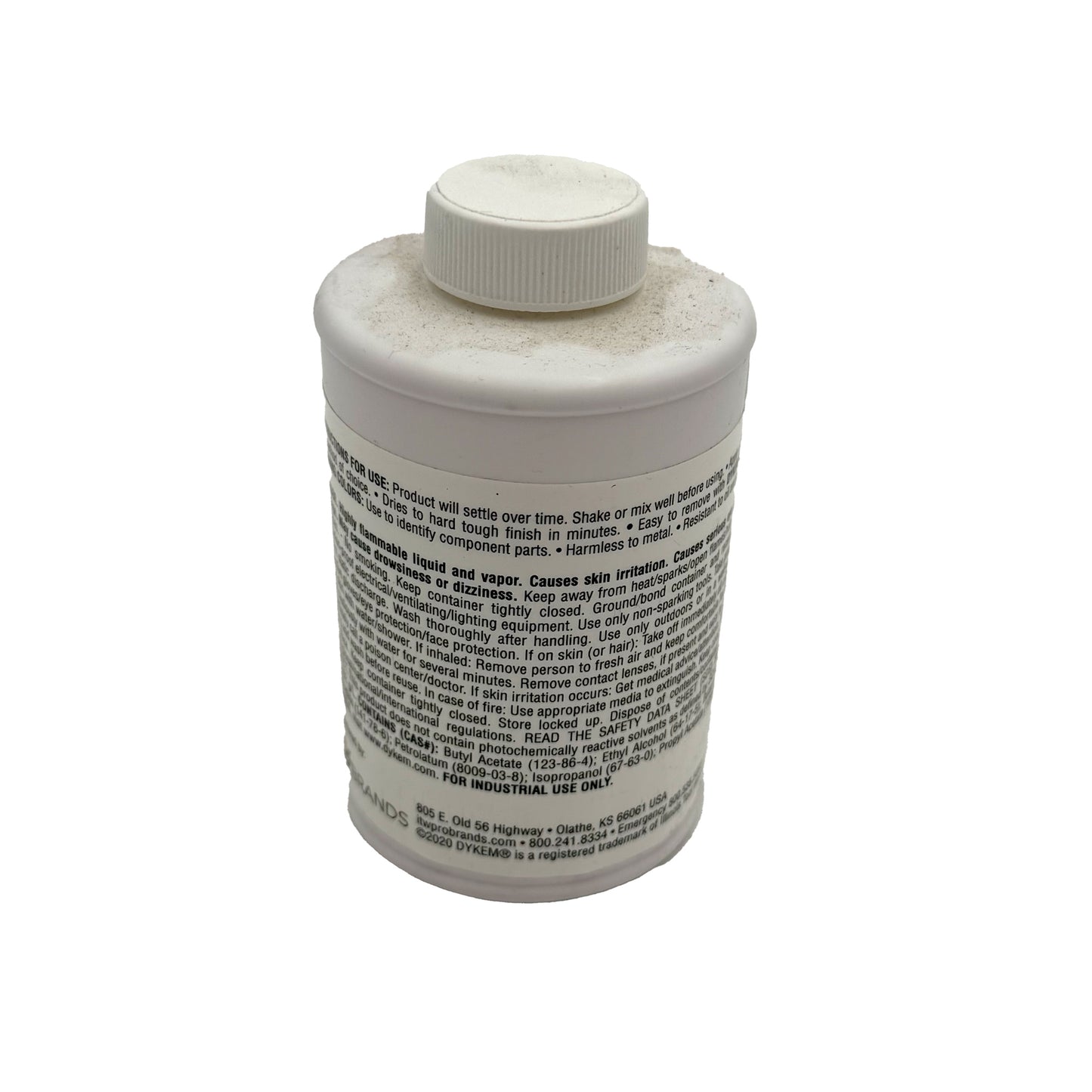 DYKEM Opaque Staining Color – Industrial Part Marking Stain, 8 oz, red , back