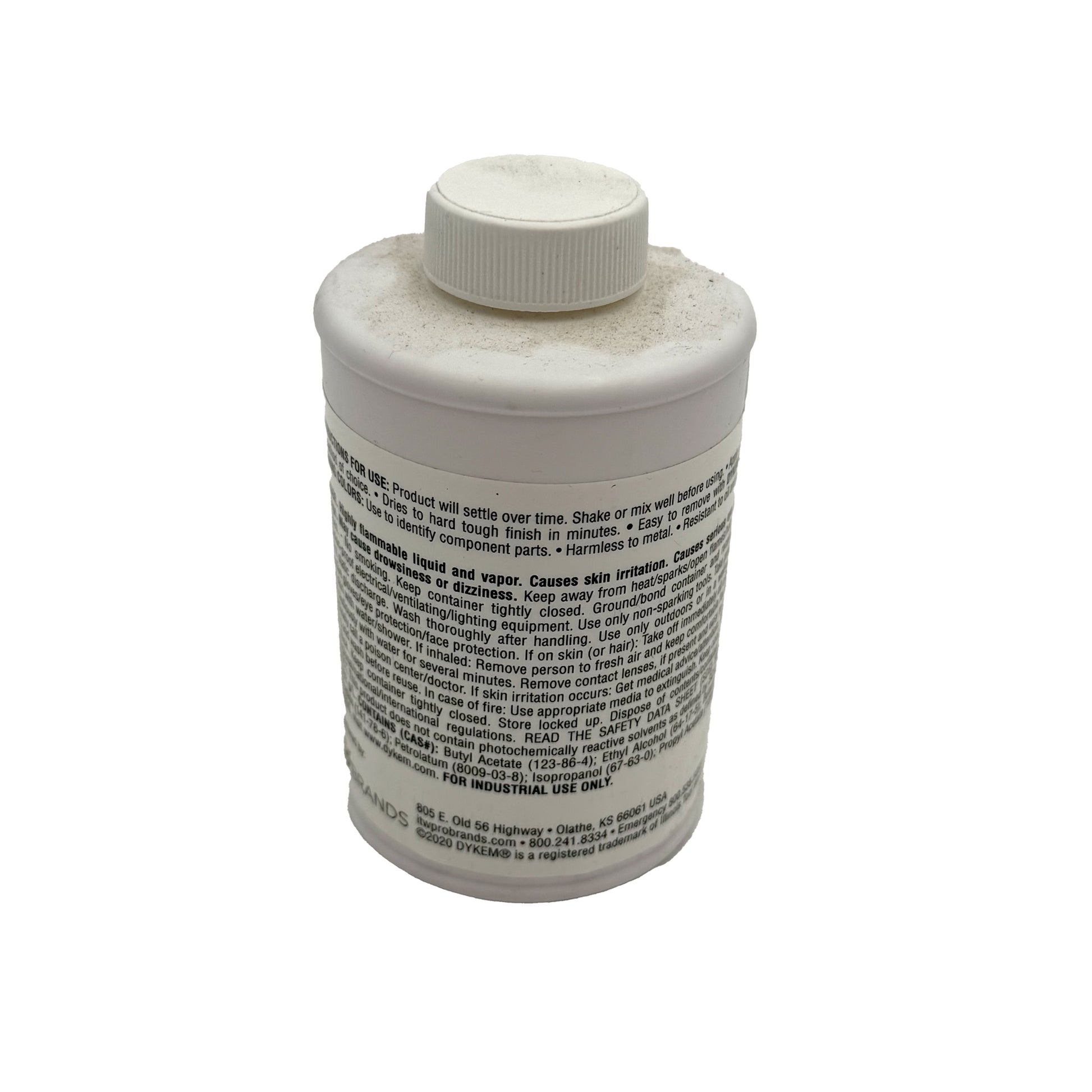 DYKEM Opaque Staining Color – Industrial Part Marking Stain, 8 oz, red , back