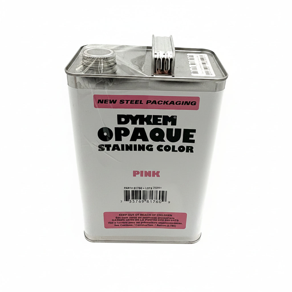 DYKEM Pink Opaque Staining Color – Industrial Part Marking Stain, 1 Gallon, Front