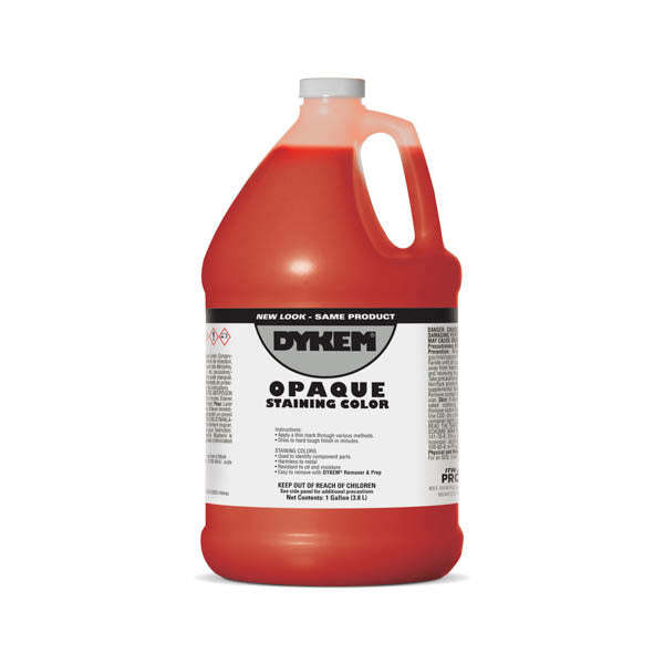 DYKEM Red Opaque Staining Color 1 Gallon industrial marking stain container