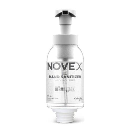 Callington NOVEX N°1 Foaming Anti-Bacterial Hand Sanitizer – 250mL alcohol-free dispenser for aircraft lavatories.