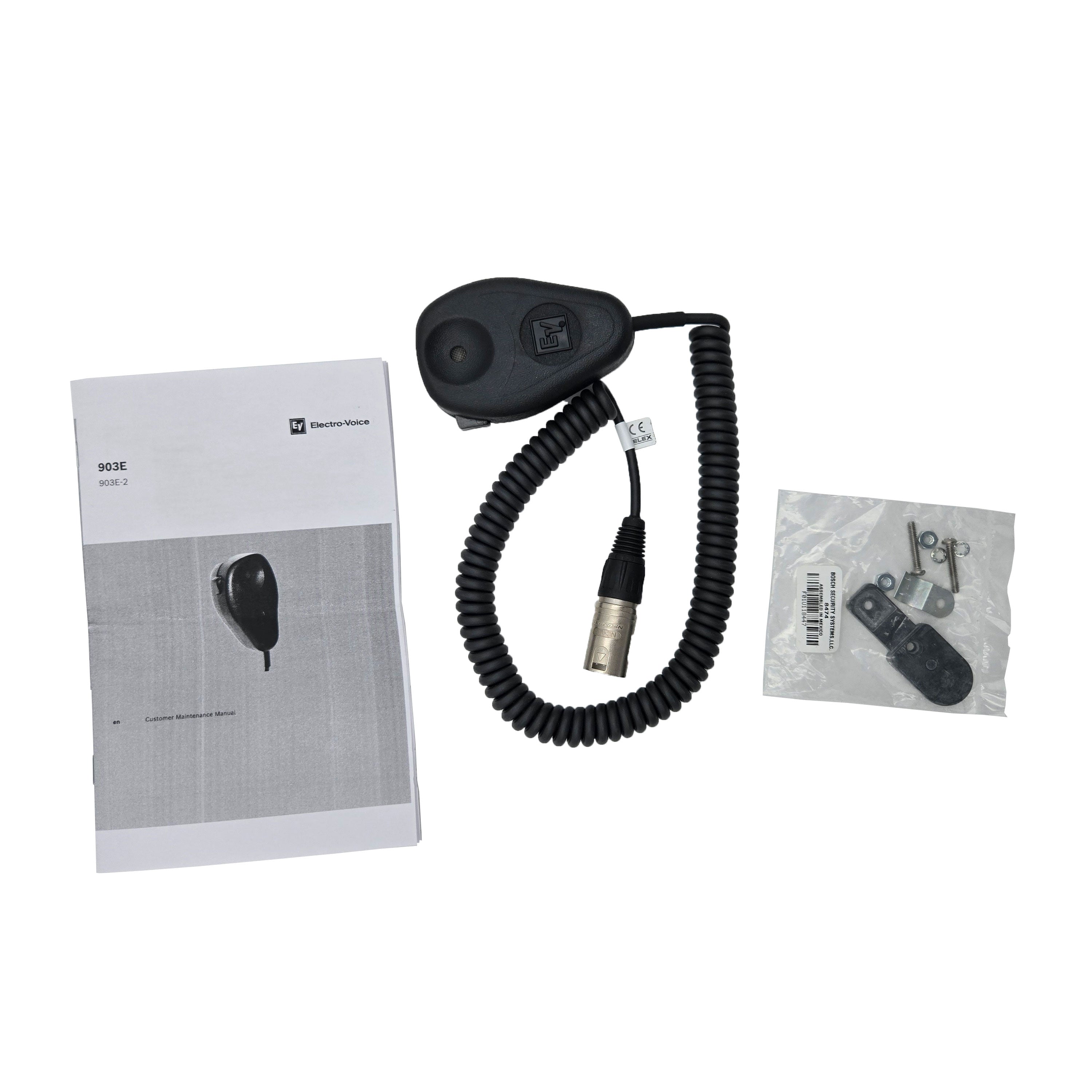 Telex 903-1342 Electret Handheld Microphone with XLR Plug – Pilots