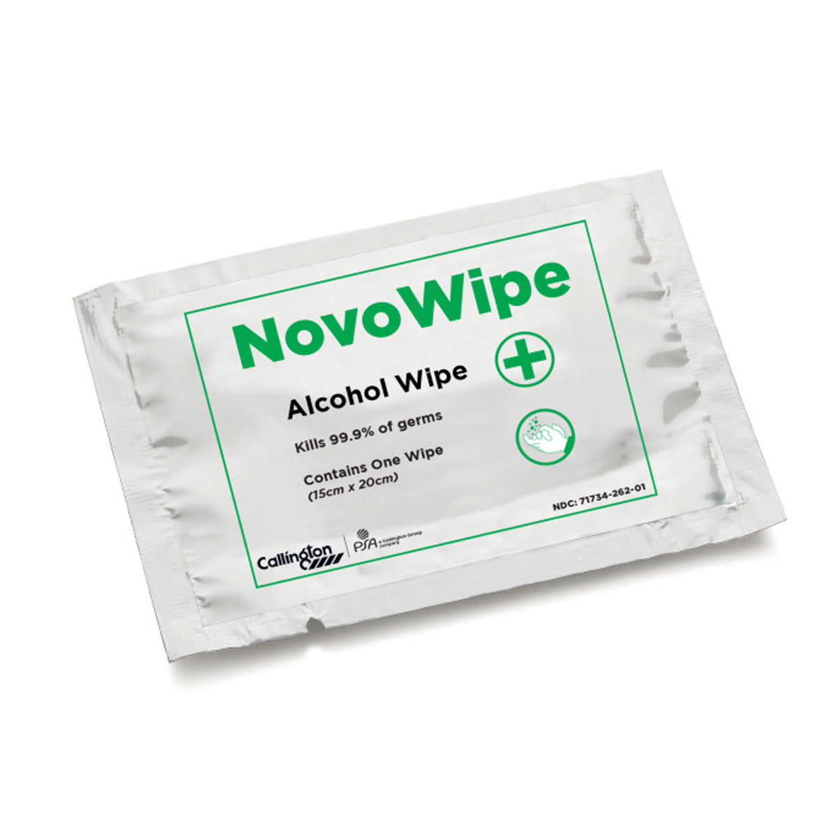 Callington NovoWipe Hand Sanitizer Wipes – 75% Alcohol WHO Formula