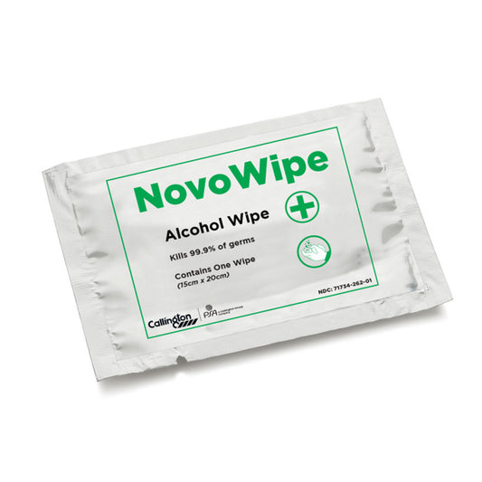 Callington NovoWipe Hand Sanitizer Wipes – 75% Alcohol WHO Formula