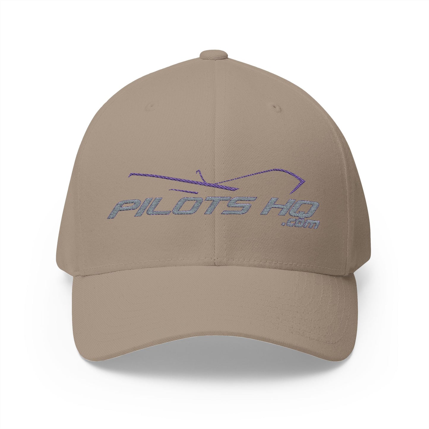 Pilots HQ Structured Cap – Classic Fit, Curved Visor, Embroidered Logo