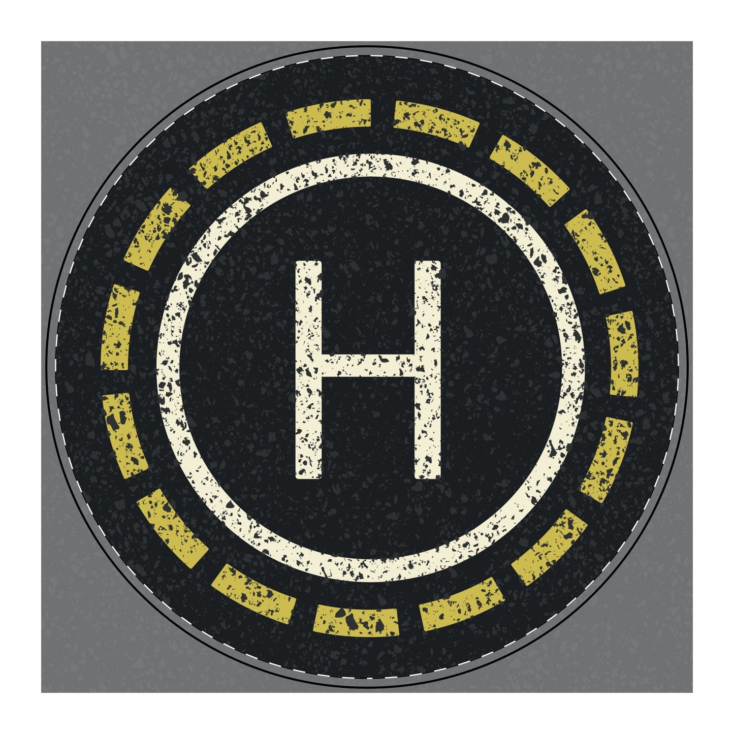 Helipad Mouse Pad – PU Leather Aviation Desk Mat & Gift