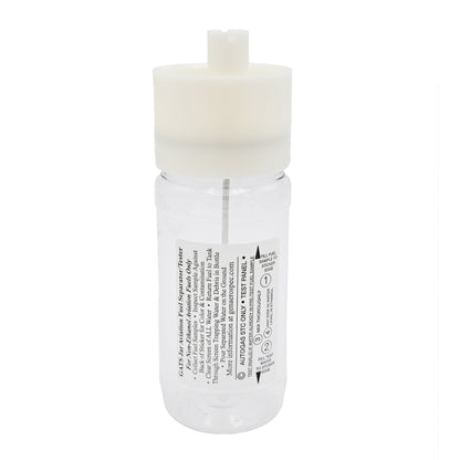GATS Jar Fuel Tester 16 oz – Front View with Label and Volume Markings